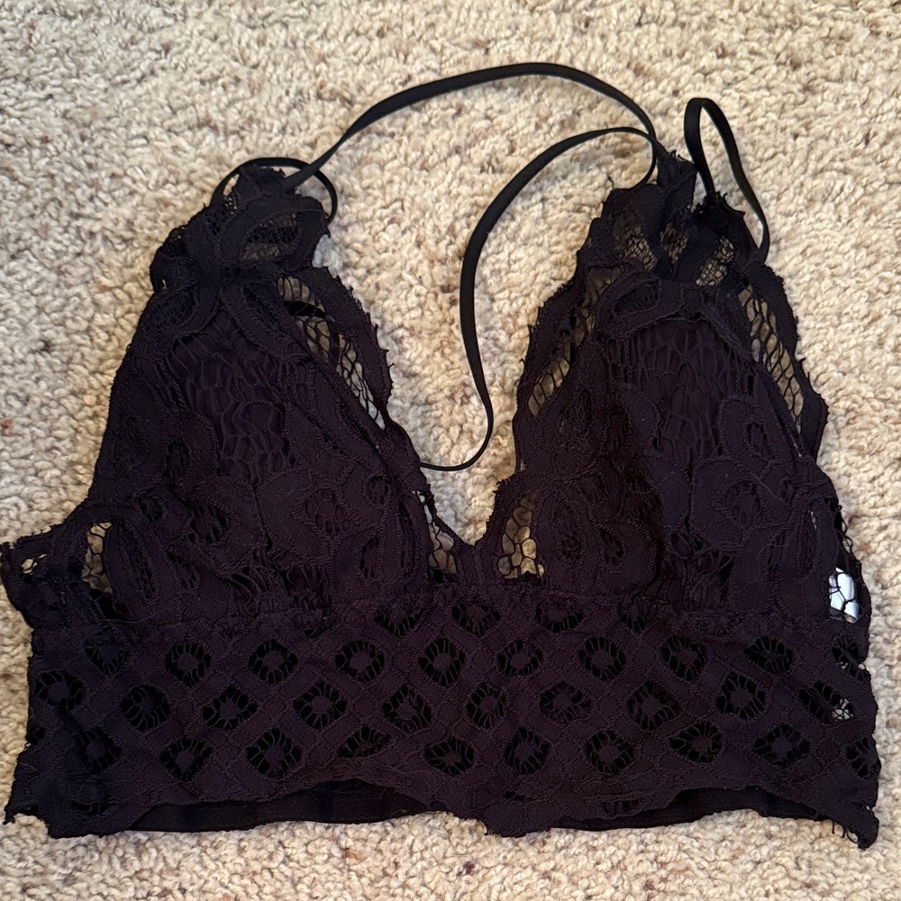 Elegant Black Lace Bralette